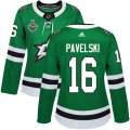 Cheap Adidas Stars #16 Joe Pavelski Green Home Authentic Women's 2020 Stanley Cup Final Stitched NHL Jersey