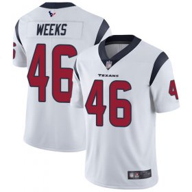 Wholesale Cheap Nike Texans #46 Jon Weeks White Men\'s Stitched NFL Vapor Untouchable Limited Jersey