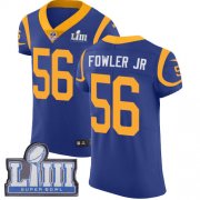 Wholesale Cheap Nike Rams #56 Dante Fowler Jr Royal Blue Alternate Super Bowl LIII Bound Men's Stitched NFL Vapor Untouchable Elite Jersey