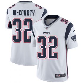 Wholesale Cheap Nike Patriots #32 Devin McCourty White Men\'s Stitched NFL Vapor Untouchable Limited Jersey