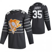 Cheap Men's Pittsburgh Penguins #35 Tristan Jarry Grey All Star Stitched NHL Jersey