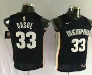 Wholesale Cheap Men's Memphis Grizzlies #33 Marc Gasol New Navy Blue 2017-2018 Nike Swingman Stitched NBA Jersey