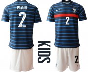 Wholesale Cheap 2021 France home Youth 2 soccer jerseys