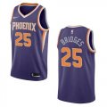 Wholesale Cheap Men Phoenix Suns #25 Mikal Bridges Icon Purple Jersey