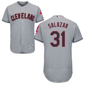 Wholesale Cheap Indians #31 Danny Salazar Grey Flexbase Authentic Collection Stitched MLB Jersey