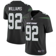 Wholesale Cheap Nike Jets #92 Leonard Williams Black Alternate Men's Stitched NFL Vapor Untouchable Limited Jersey