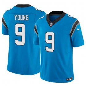 Wholesale Cheap Men\'s Carolina Panthers #9 Bryce Young Blue 2023 F.U.S.E. Vapor Untouchable Football Stitched Jersey