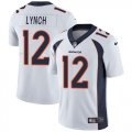 Wholesale Cheap Nike Broncos #12 Paxton Lynch White Men's Stitched NFL Vapor Untouchable Limited Jersey
