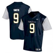 Wholesale Cheap Men's Notre Dame #9 Jaylon Smith Navy White 2020 NCAA Football Jersey
