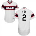 Wholesale Cheap White Sox #2 Nellie Fox White Flexbase Authentic Collection Alternate Home Stitched MLB Jersey