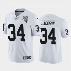 Wholesale Cheap Nike Las Vegas Raiders 34 Bo Jackson White 2020 Inaugural Season Vapor Untouchable Limited Jersey