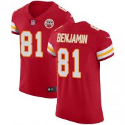 Wholesale Cheap Nike Chiefs #81 Kelvin Benjamin Red Team Color Men's Stitched NFL Vapor Untouchable Elite Jersey