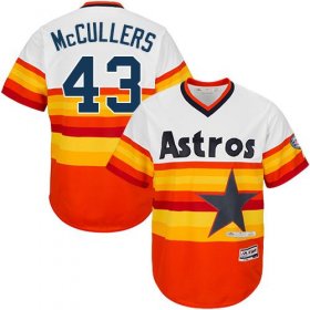 Wholesale Cheap Astros #43 Lance McCullers White/Orange Flexbase Authentic Collection Cooperstown Stitched MLB Jersey
