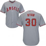 Wholesale Cheap Angels #30 Nolan Ryan Grey Cool Base Stitched Youth MLB Jersey