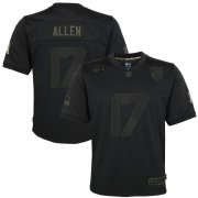Cheap Buffalo Bills #17 Josh Allen Nike Youth 2020 Salute to Service Game Jersey Black