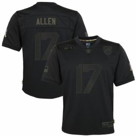 Cheap Buffalo Bills #17 Josh Allen Nike Youth 2020 Salute to Service Game Jersey Black
