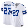 Cheap Youth Dallas Cowboys #27 Royce Freeman White 2023 F.U.S.E. Vapor Untouchable Limited Stitched Football Jersey