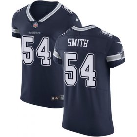Wholesale Cheap Nike Cowboys #54 Jaylon Smith Navy Blue Team Color Men\'s Stitched NFL Vapor Untouchable Elite Jersey