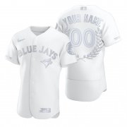 Wholesale Cheap Toronto Blue Jays Custom Men's Nike Platinum MLB MVP Limited Player Edition Jersey