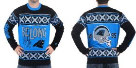 Wholesale Cheap Nike Panthers Men\'s Ugly Sweater