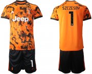 Wholesale Cheap Men 2020-2021 club Juventus Second away 1 orange Soccer Jerseys