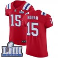 Wholesale Cheap Nike Patriots #15 Chris Hogan Red Alternate Super Bowl LIII Bound Men's Stitched NFL Vapor Untouchable Elite Jersey