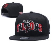 Wholesale Cheap Falcons Team Logo Black 1966 Anniversary Adjustable Hat YD