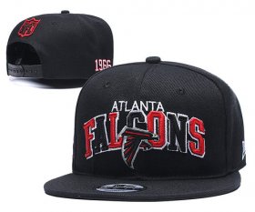 Wholesale Cheap Falcons Team Logo Black 1966 Anniversary Adjustable Hat YD