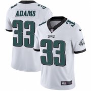 Wholesale Cheap Nike Eagles #33 Josh Adams White Men's Stitched NFL Vapor Untouchable Limited Jersey