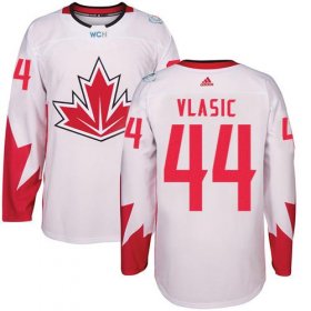 Wholesale Cheap Team CA. #44 Marc-Edouard Vlasic White 2016 World Cup Stitched NHL Jersey