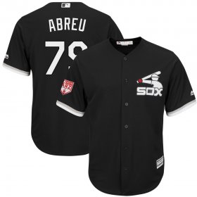 Wholesale Cheap White Sox #79 Jose Abreu Black 2019 Spring Training Cool Base Stitched MLB Jersey