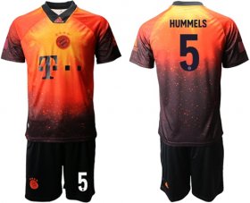 Wholesale Cheap Bayern Munchen #5 Hummels FIFA 19AD Memorial Edition Soccer Club Jersey