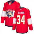 Wholesale Cheap Adidas Panthers #34 James Reimer Red Home Authentic Stitched Youth NHL Jersey