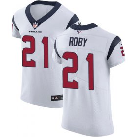 Wholesale Cheap Nike Texans #21 Bradley Roby White Men\'s Stitched NFL Vapor Untouchable Elite Jersey