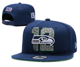Wholesale Cheap Seahawks Team Logo Navy 2019 Draft Adjustable Hat YD