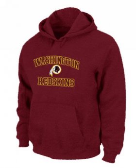 Wholesale Cheap Washington Redskins Heart & Soul Pullover Hoodie Red