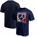 Wholesale Cheap Atlanta Braves Majestic 2019 Spring Training Base On Ball T-Shirt Navy