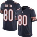 Wholesale Cheap Nike Bears #80 Trey Burton Navy Blue Team Color Men's Stitched NFL Vapor Untouchable Limited Jersey
