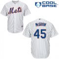 Wholesale Cheap Mets #45 Tug McGraw White(Blue Strip) Cool Base Stitched Youth MLB Jersey