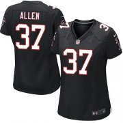 Wholesale Cheap Nike Falcons #37 Ricardo Allen Black Alternate Women's Stitched NFL Elite Jersey