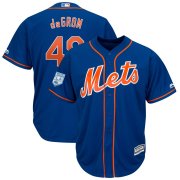 Wholesale Cheap Mets #48 Jacob deGrom Blue 2019 Spring Training Cool Base Stitched MLB Jersey