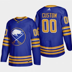 Wholesale Cheap Buffalo Sabres Custom Men\'s Adidas 2020-21 Home Authentic Player Stitched NHL Jersey Royal Blue