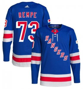 Cheap Men\'s New York Rangers #73 Matt Rempe Royal Stitched Jersey