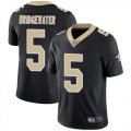 Wholesale Cheap Nike Saints #5 Teddy Bridgewater Black Team Color Men's Stitched NFL Vapor Untouchable Limited Jersey