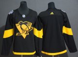 Wholesale Cheap Adidas Penguins Blank Black Authentic 2019 Stadium Series Women's Stitched NHL Jersey