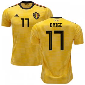 Wholesale Cheap Belgium #17 Origi Away Soccer Country Jersey