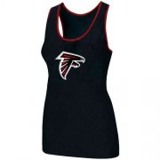 Wholesale Cheap Women's Nike Atlanta Falcons Big Logo Tri-Blend Racerback Stretch Tank Top Black