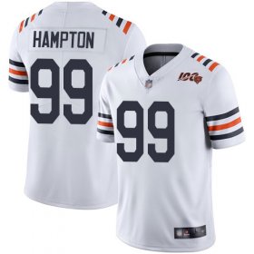 Wholesale Cheap Nike Bears #99 Dan Hampton White Alternate Men\'s Stitched NFL Vapor Untouchable Limited 100th Season Jersey