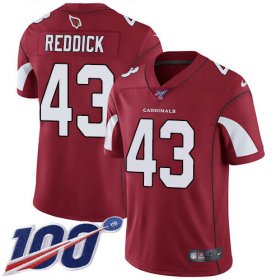Wholesale Cheap Nike Cardinals #43 Haason Reddick Red Team Color Men\'s Stitched NFL 100th Season Vapor Limited Jersey