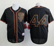Wholesale Cheap Giants #44 Willie McCovey Black Alternate Cool Base Stitched MLB Jersey